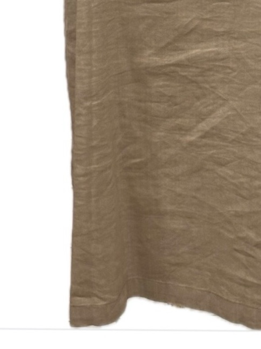 Theory NWOT Linen Blend Lace Up Back Neutral Beige Short Sleeves Dress 6 - Picture 5 of 9